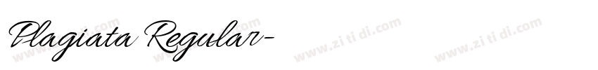 Plagiata Regular字体转换 Plagiata Regular字体转换